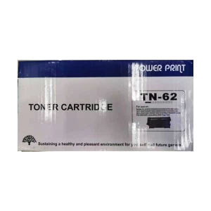 Power Print TN-62 Black Toner With Chip