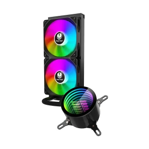 Power Train DL-240 RGB AIO Black Liquid CPU Cooler