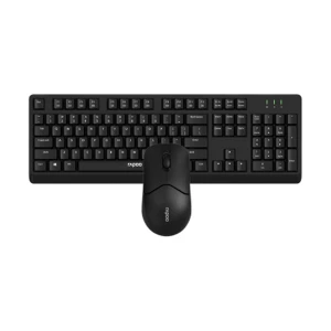 Rapoo X1500 Wireless Black Optical Keyboard & Mouse Combo