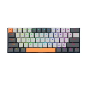 Redragon Caraxes K644 SE Wired RGB Hot Swap (Red Switch) Grey Mechanical Gaming Keyboard