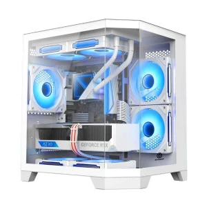 Revenger Air Box Mini Mid Tower White Micro-ATX Gaming Desktop Casing