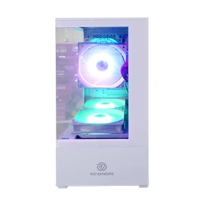 Revenger Ice Cool Mini Tower White Micro-ATX Gaming Desktop Casing