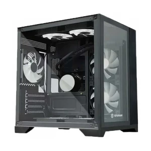 Revenger LEO Dynamic Mini Mid Tower Black ATX Gaming Desktop Casing