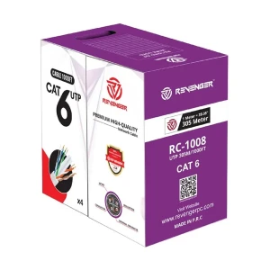 Revenger CAT-6, 305 Meter, White Network Cable #RC-1008