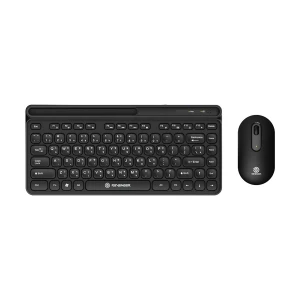 Revenger RKM-24W Mini Black Wireless Keyboard & Mouse Combo with Bangla & Tablet Holder