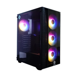 Revenger SHOCKWAVE RGB Mid Tower Black ATX Gaming Desktop Casing