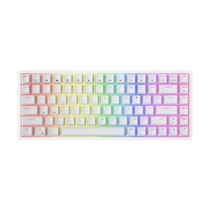 Royal Kludge RK 84 Tri Mode RGB Hot Swap Red Switch White Gaming Keyboard