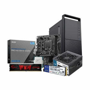 Ryans PC Alder E568, 12th Gen Core i5 12400 16GB DDR4 RAM, 512GB SSD Regular Desktop PC (Without Monitor, KB and Mou)