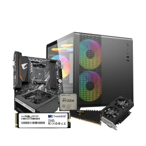 Ryans PC G56D, AMD Ryzen 5 5600 8GB RAM, 256GB SSD Gaming Desktop PC (Without Monitor, KB and Mou)