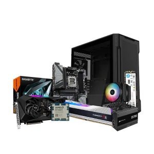 Ryans PC PG596D, AMD Ryzen 5 9600X 16GB RAM, 512GB SSD Pro Gaming Desktop PC (Without Monitor, KB and Mou)