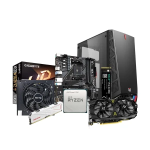 Ryans PC VG55D AMD Ryzen 5 5500 8GB RAM, 256GB SSD Gaming Desktop PC (Without Monitor, KB and Mou)