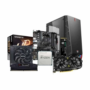 Ryans PC VG55D AMD Ryzen 5 5500 8GB RAM, 256GB SSD Gaming Desktop PC (Without Monitor, KB and Mou)