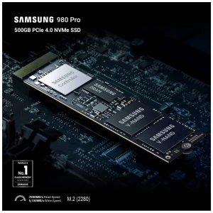 Samsung 980 Pro 500GB M.2 2280 NVMe PCIe Gen4X4 SSD #MZ-V8P500