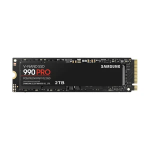 Samsung 990 Pro 2TB M.2 2280 NVMe PCIe Gen 4.0 x4 Internal SSD #MZ-V9P2T0BW (3 Year)