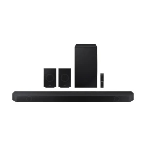 Samsung Q-series HW-Q990D 11.1.4 Channel Wireless Dolby ATMOS Soundbar + Rear Speakers w/ Q-Symphony with Wireless Subwoofer #HW-Q990D/ZA