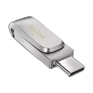 Sandisk Ultra Dual Luxe 64GB USB 3.1 & Type-C Silver OTG Pen Drive # SDDDC4-064G-G46