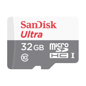 Sandisk Ultra 32GB MicroSDHC UHS-I Class 10 Memory Card #SDSQUNR-032G-GN3MN