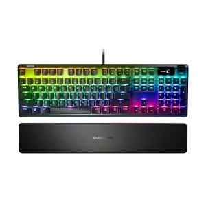 Steelseries Apex 7 RGB Wired (Blue Switch) Black Mechanical Gaming Keyboard with Magnetic Wrist Rest #64774