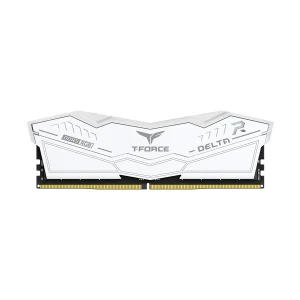 Team T-Force Delta RGB 8GB DDR5 6000MHz White Heatsink Gaming Desktop RAM #FF4D516G6000HC38ADC01