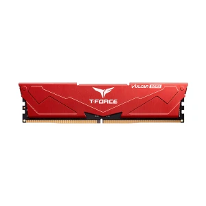 Team T-Force Vulcan 16GB DDR5 5600MHz Red Gaming Desktop RAM #FLRD516G5600HC36B01