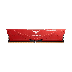 Team T-Force Vulcan 8GB DDR5 6000MHz Red Heatsink Gaming Desktop RAM #FLRD516G6000HC38ADC01