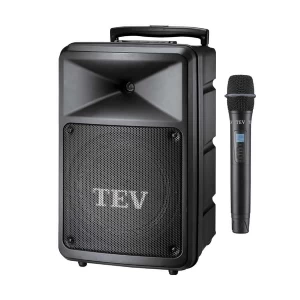 TEV TA-680D 220W Portable PA System (1 Hand Mic & 1 Lavalier Mic)