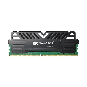 Twinmos TornadoX6 16GB DDR4 3200MHz C22 Black Desktop RAM with Heatsink #TMMDD416GB3200DKBX6