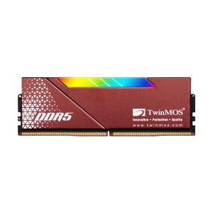 Twinmos VOLTX RGB 16GB DDR5 6000MHz Red Heatsink Desktop RAM #TMD516GB6000URGB36