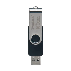 Twinmos X3 Ultra 128GB USB 3.2 Black-Silver Pen Drive