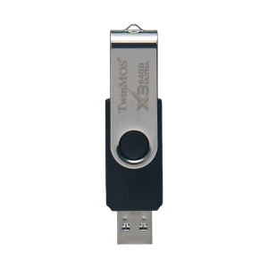 Twinmos X3 Ultra 64GB USB 3.2 Black-Silver Pen Drive