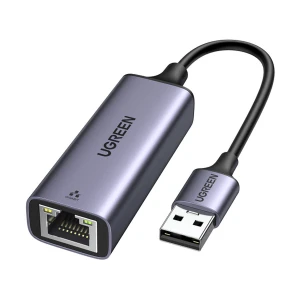 Ugreen CM209 (50922) USB Male to LAN Female Grey USB Converter # 50922