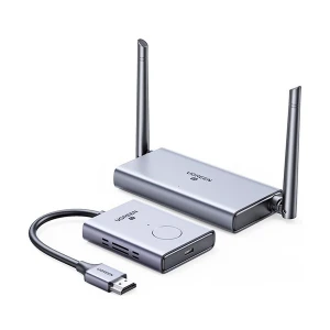 Ugreen CM506 (50633) HDMI Male to HDMI, VGA & 3.5mm Female Gray Wireless Extender #50633