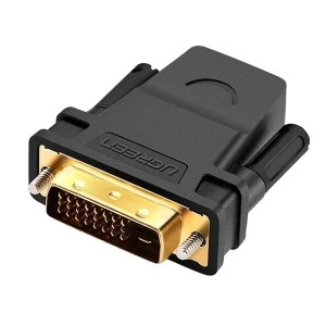 Ugreen 20124 DVI Male to HDMI Female Black Converter # 20124