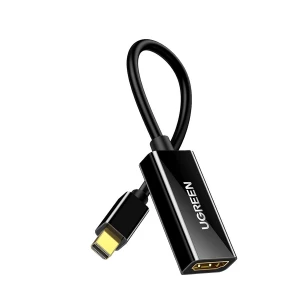 Ugreen MD112 (10461) Mini DisplayPort Male to HDMI Female, Black Converter #10461 (1080p)