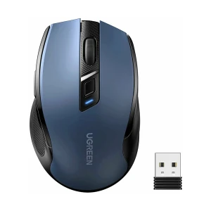 Ugreen MU006 (25753) Wireless (Dual Mode) Blue Ergonomic Silent Mouse #25753