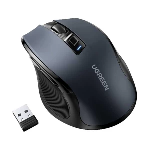 Ugreen MU006 (90545) Silent Black Ergonomic Wireless Mouse #90545