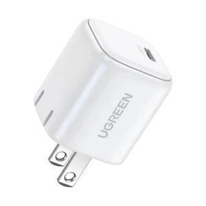 Ugreen Nexode CD318 (15328) USB-C 20W PD GaN White Charger / Charging Adapter #15328 (US)