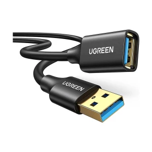 Ugreen US129 (90722) USB Male to Female, 5 Meter, Black Extension Cable #90722