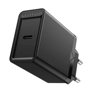 Vention FADB0-EU 1-Port USB-C 20W Black Charger / Charging Adapter #FADB0-EU