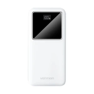 Vention FHMW0 30000mAh White 22.5W Power Bank with Digital Display #FHMW0