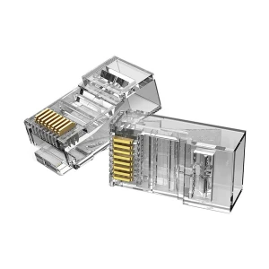 Vention IDDR0-10 CAT-6 UTP RJ45 Transparent Connector #IDDR0-10 (10 pcs)