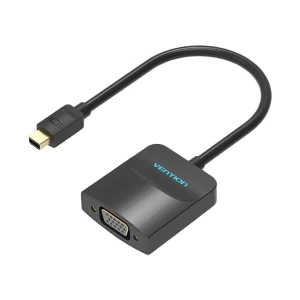 Vention HBDBB Mini DisplayPort Male to VGA Female, 0.15 Meter, Black Converter #HBDBB