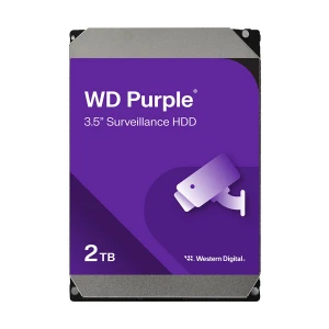 Western Digital Purple 2TB 3.5 Inch SATA 5400RPM Surveillance Internal HDD #WD23PURZ (2 Year Warranty)