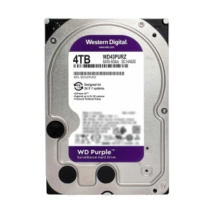 Western Digital Purple 4TB 3.5 Inch SATA 5400RPM Surveillance HDD #WD43PURZ