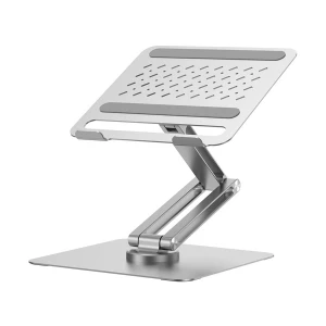 Wiwu S801 Rotative Foldable Ergonomic Aluminum Alloy Silver Tablet & Laptop Stand