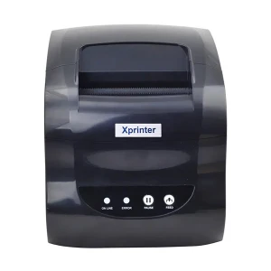 Xprinter XP-365B Black Portable Direct Thermal POS & Label Printer (3inch/76mm,USB)