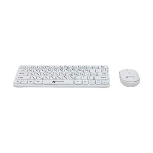 Xtreme K911C White Wireless Keyboard & Mouse Combo with Bangla