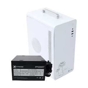 Xtreme U200 Mid Tower Micro ATX White Desktop Casing With PSU