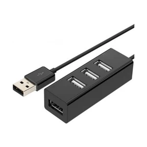 Xtreme USB Male to Quad USB Female Black Hub #XH412U