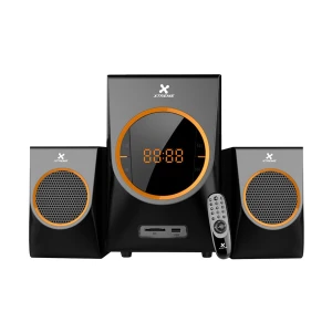 Xtreme Win 2:1 Bluetooth Black Multimedia Speaker With Remote